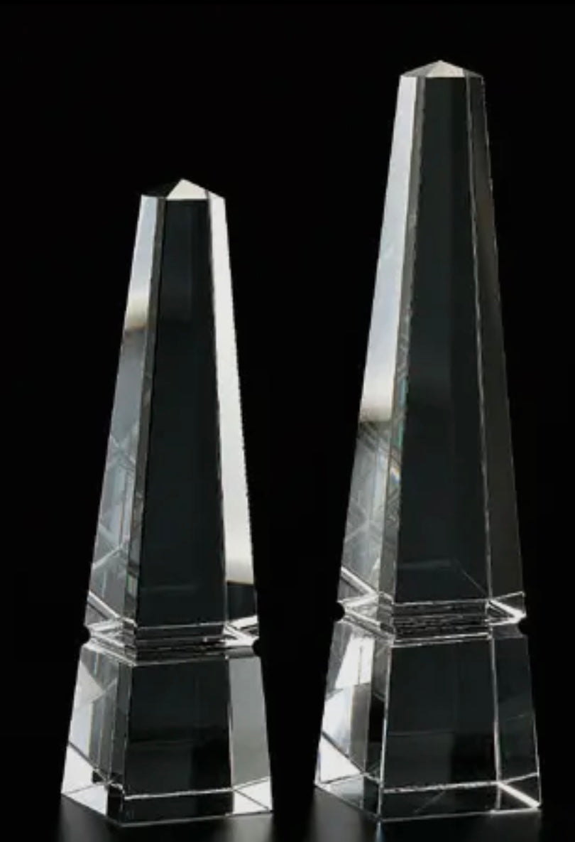 Elegant Decorative Obelisk | Architectural Home Accent & Sculpture