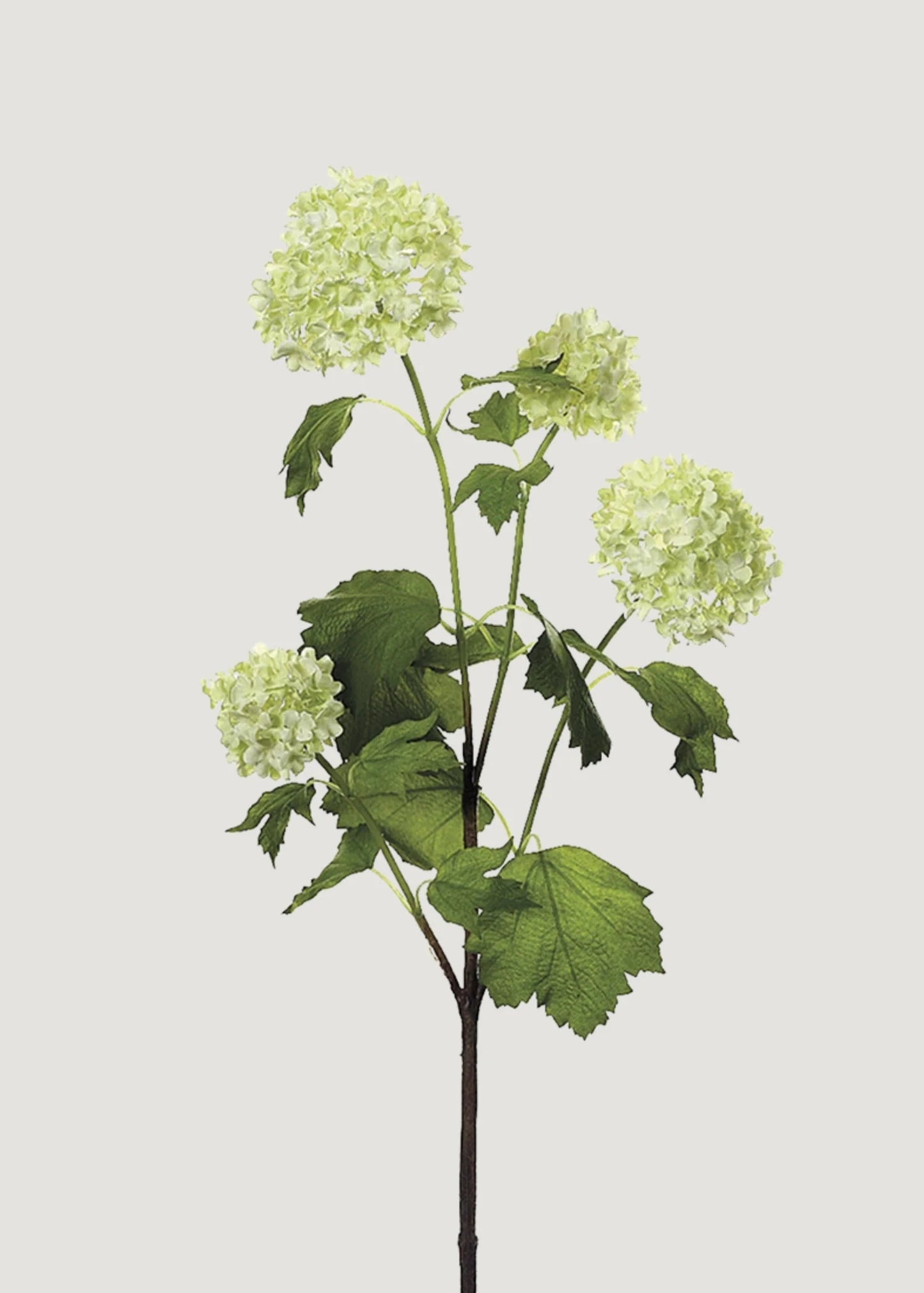 Artificial Snowball Stem - 24" Set of 3