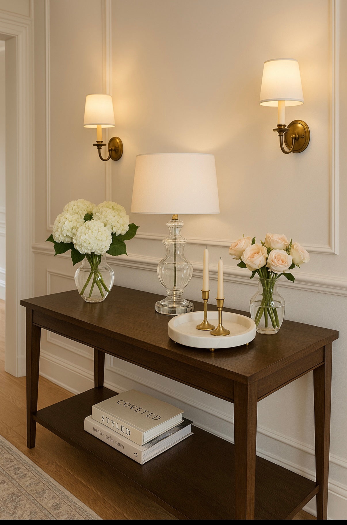 The Quintessential Tray – Elegant Decorative Serving & Centerpiece Tray | Home Accent Piece