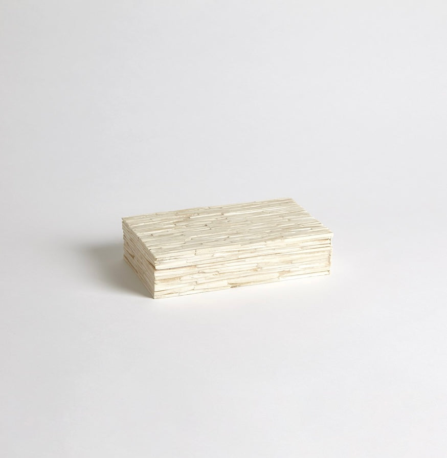Chiseled Bone Storage Boxes