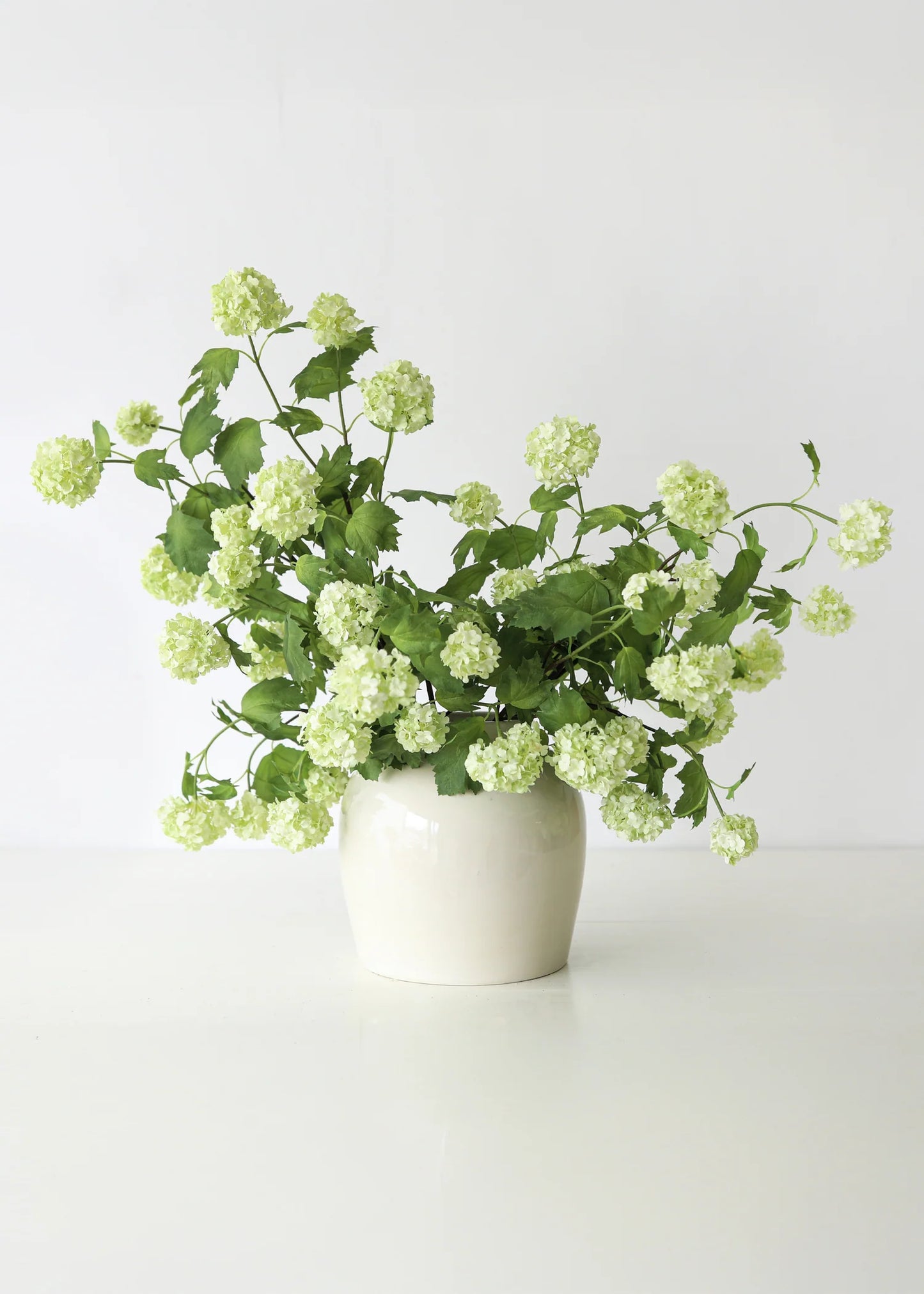 Artificial Snowball Stem - 24" Set of 3