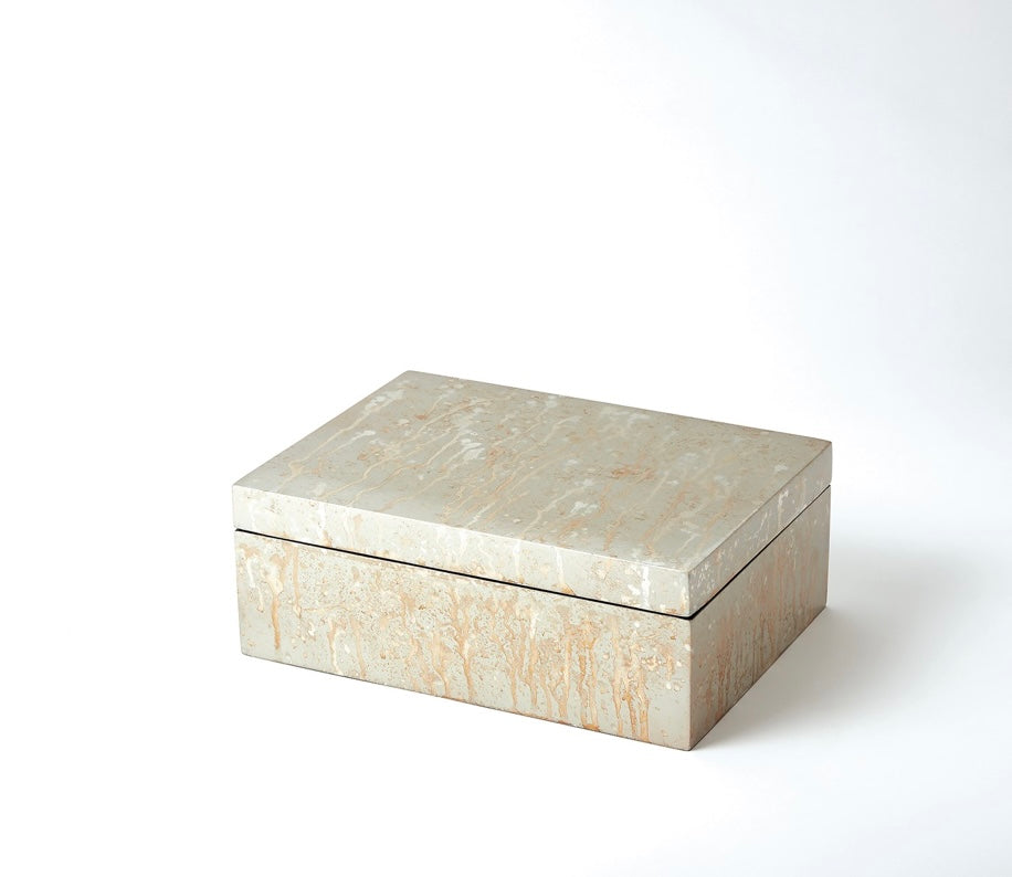 Champagne Silver Leaf Boxes