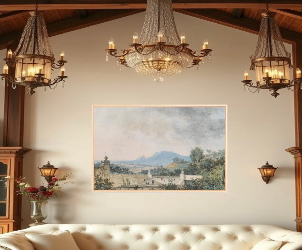 French Panoramic Landscape