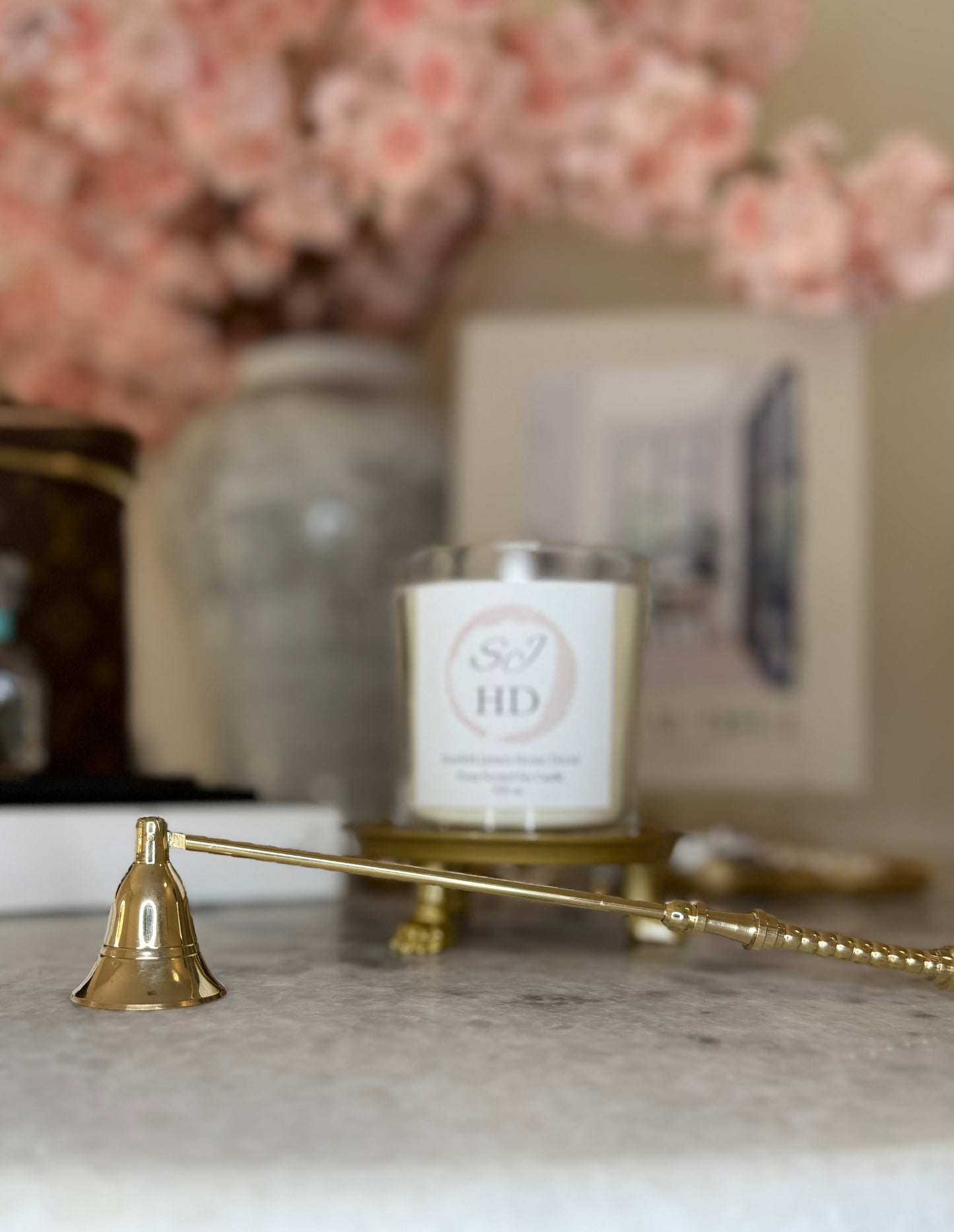 Brass Candle Snuffer – 8″ Candle Extinguisher Tool