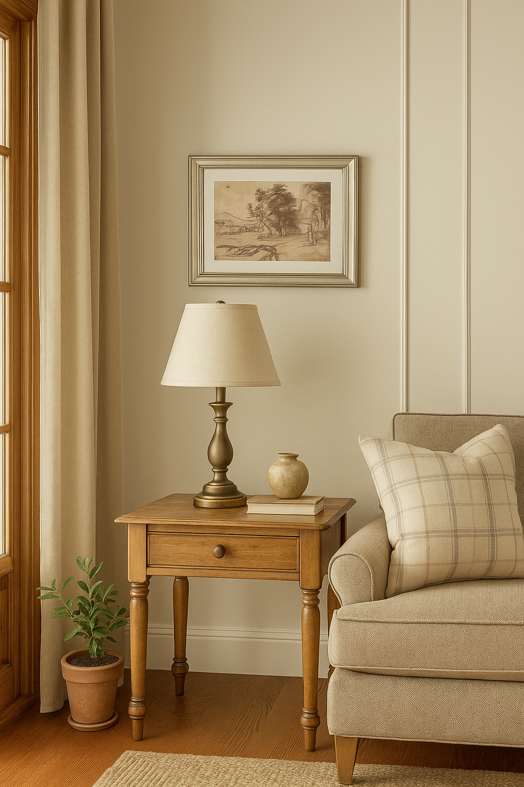River Landscape | Fine Art Print with Frame