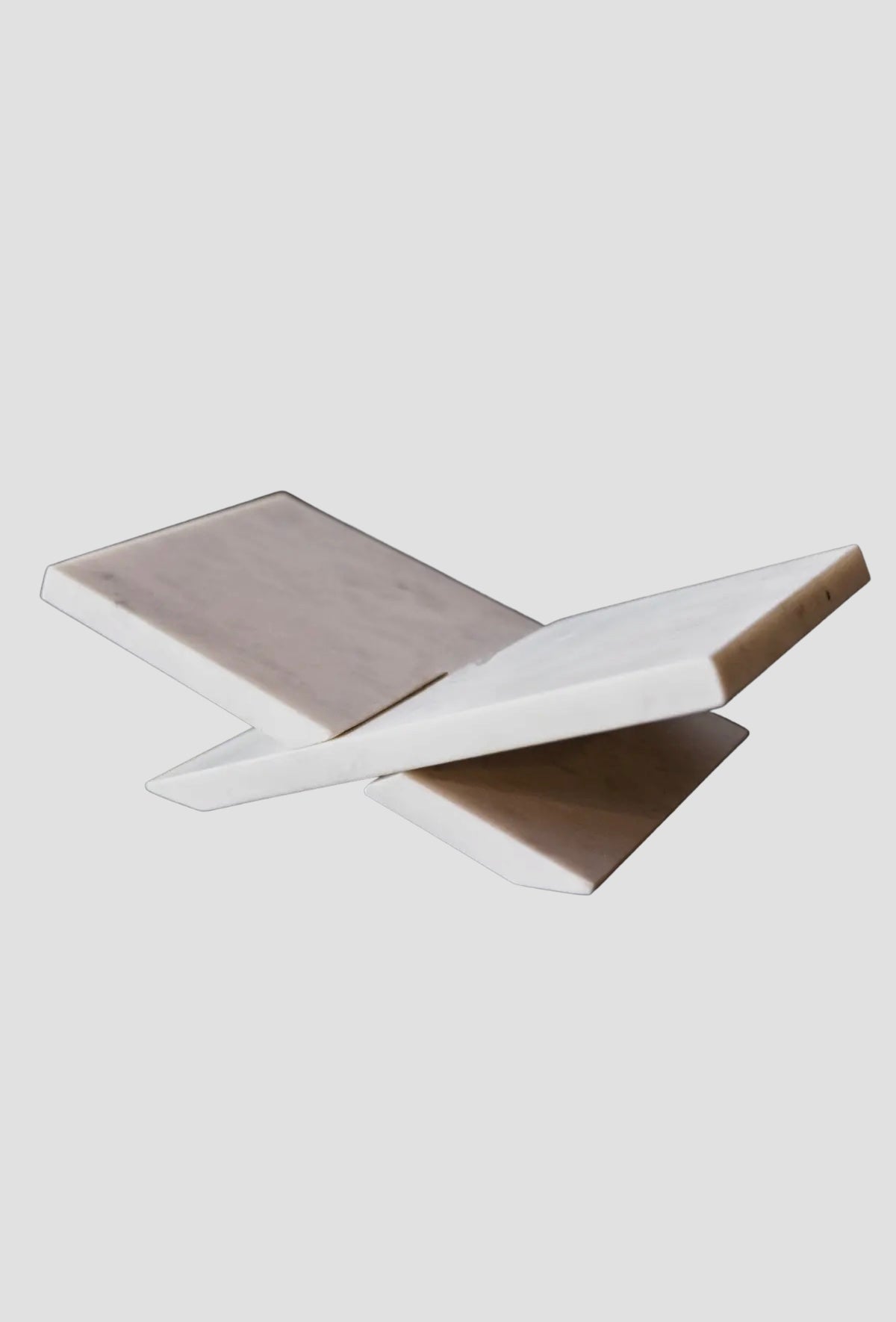 Premium Marble Book Stand | Elegant Marble Cookbook & Coffee Table Display Stand