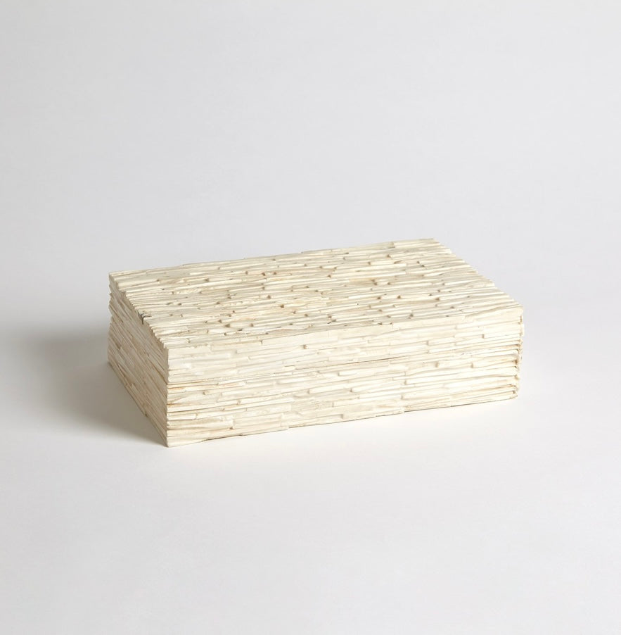 Chiseled Bone Storage Boxes