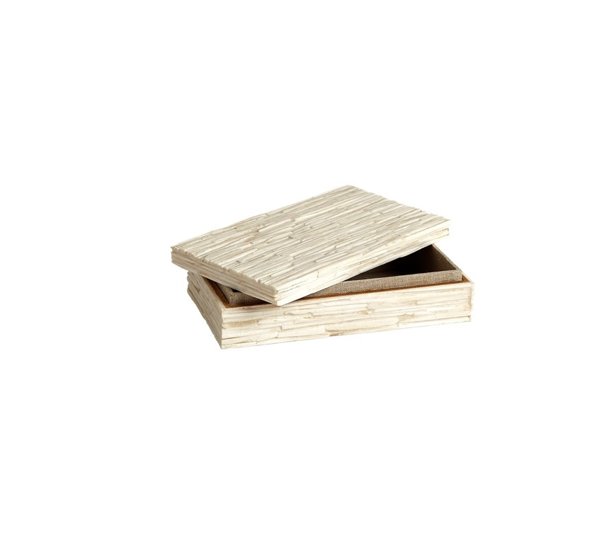 Chiseled Bone Storage Boxes