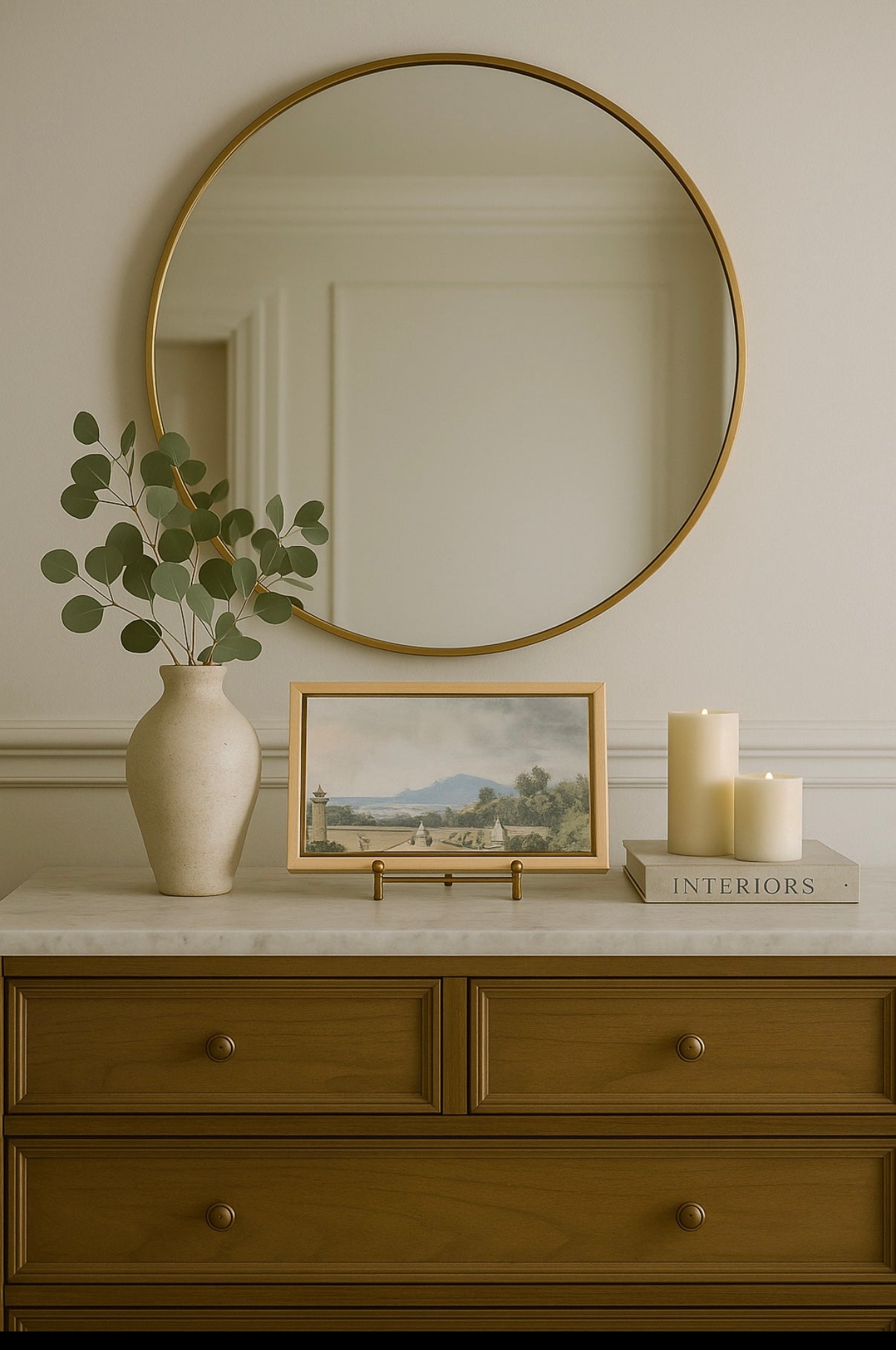 French Panoramic Landscape — Floating Canvas Print