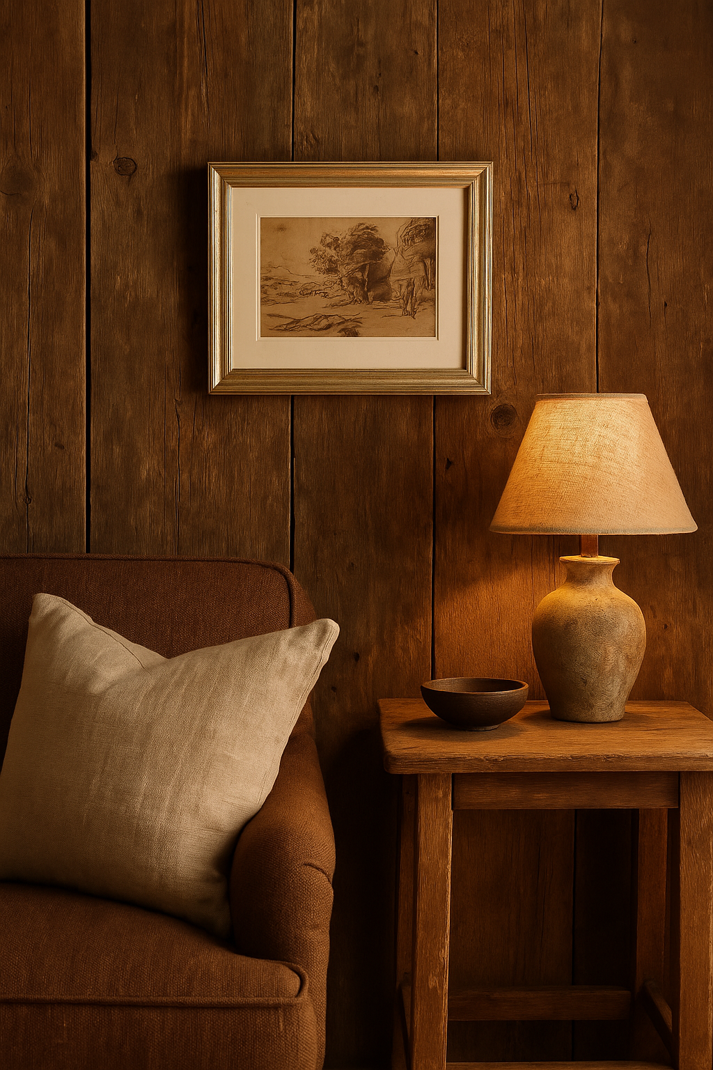 River Landscape | Fine Art Print with Frame