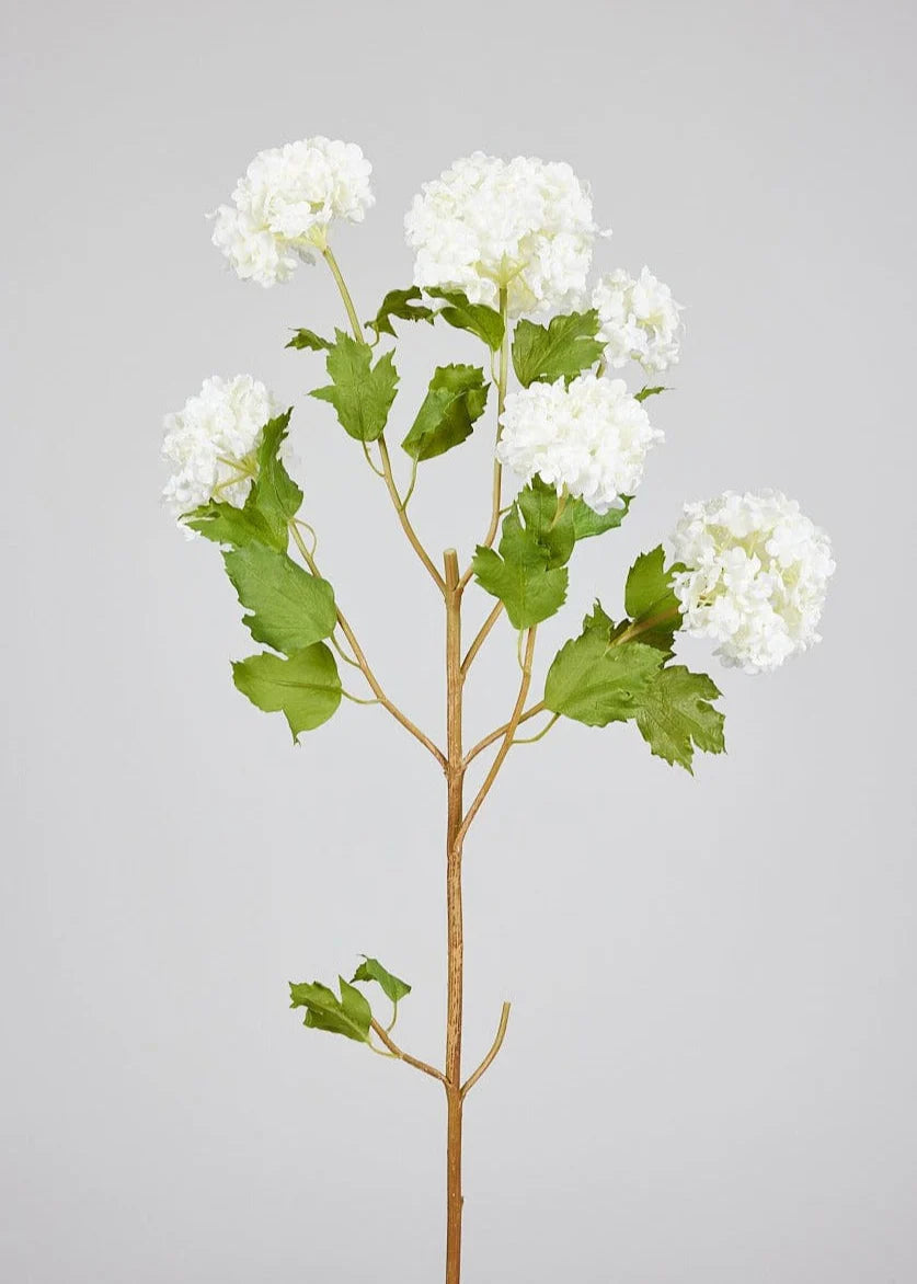 Artificial White Hydrangea - 43.5" Set of 3