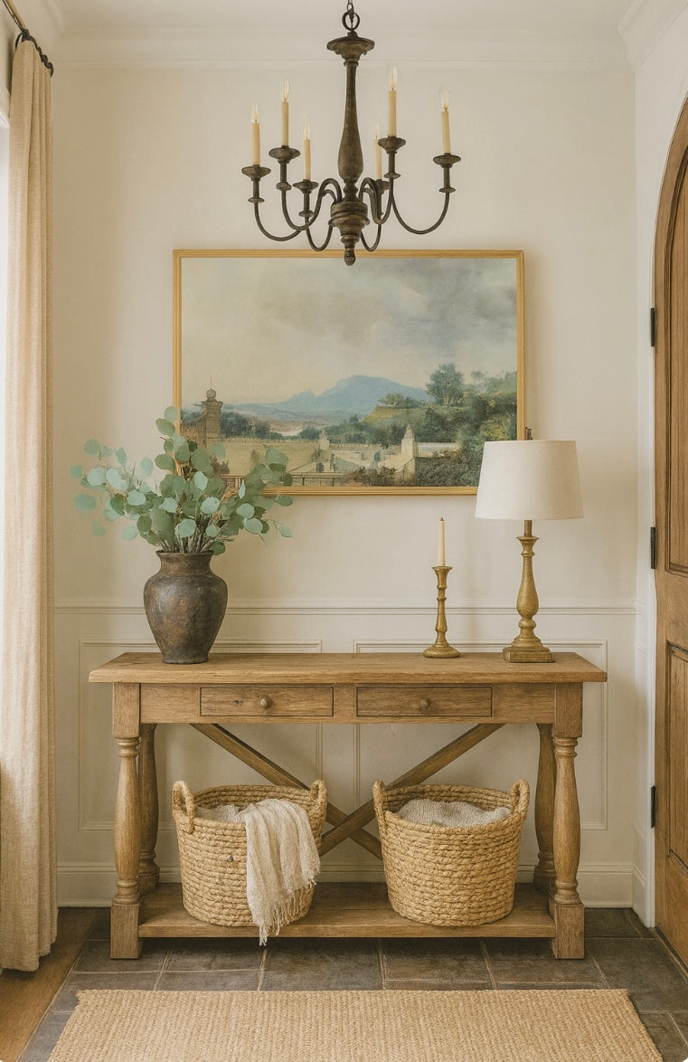 French Panoramic Landscape — Floating Canvas Print