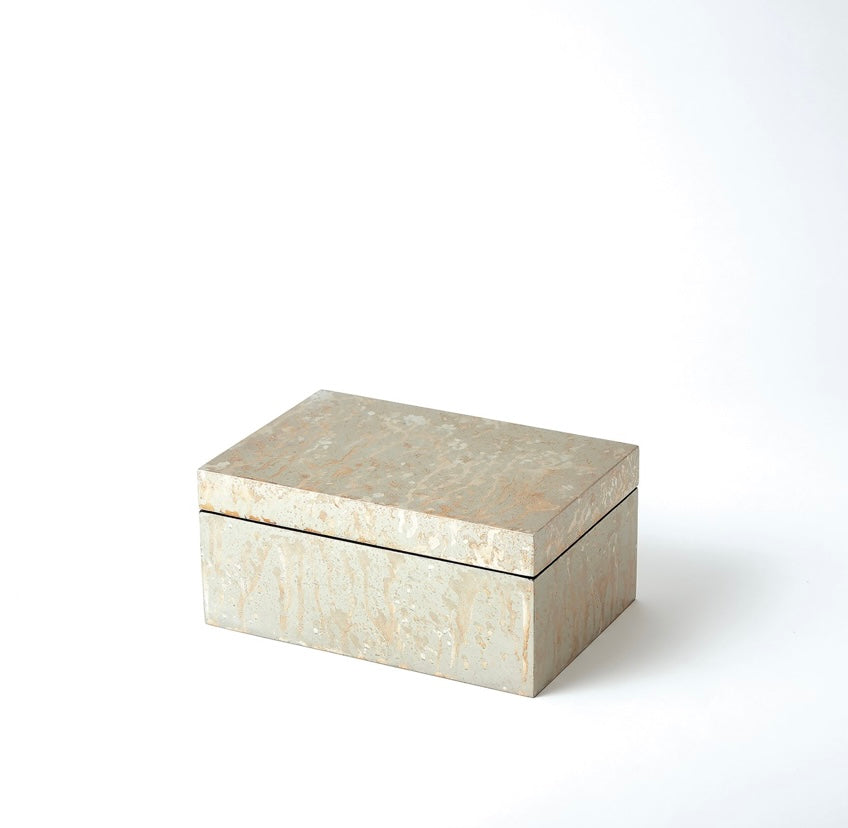 Champagne Silver Leaf Boxes