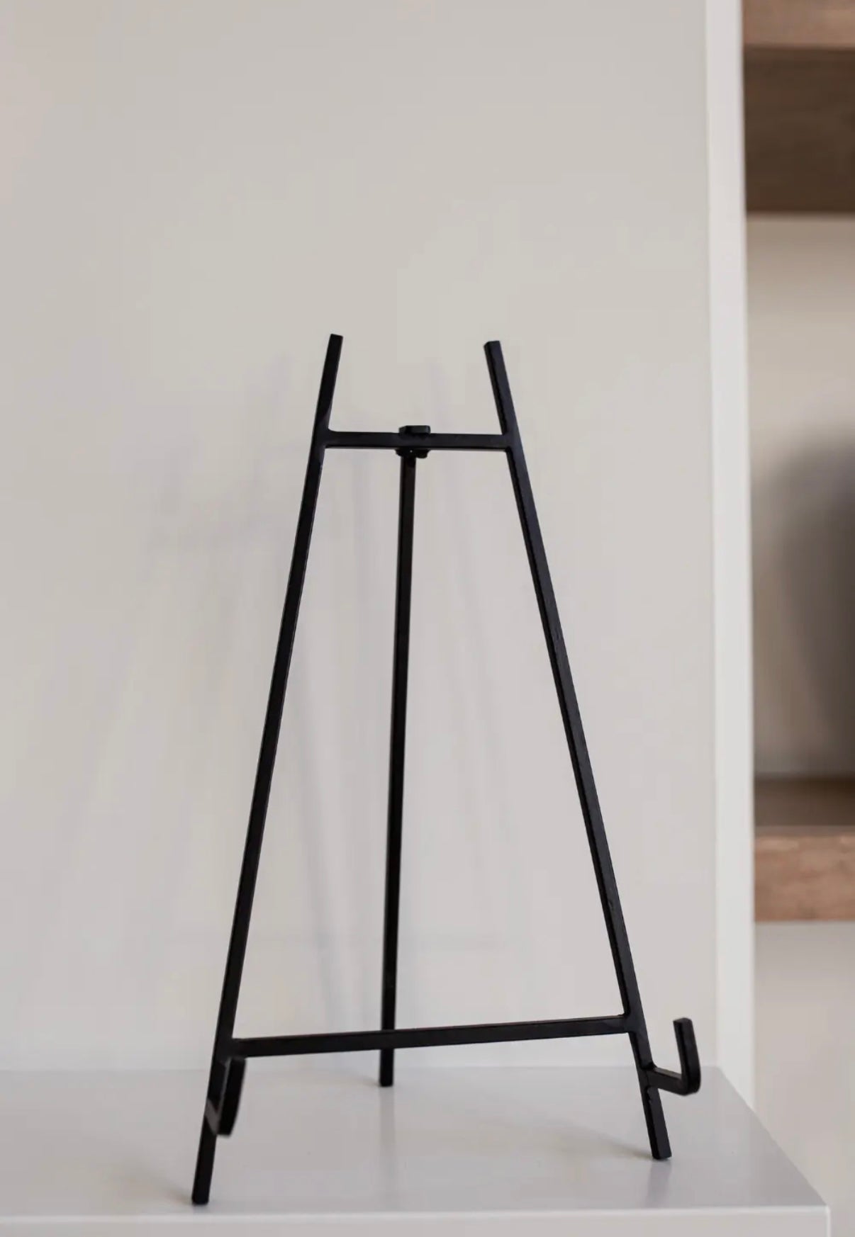 Art Easel | Powder-Coated Iron Tabletop Display Stand for Framed Artwork & Prints Set of 2