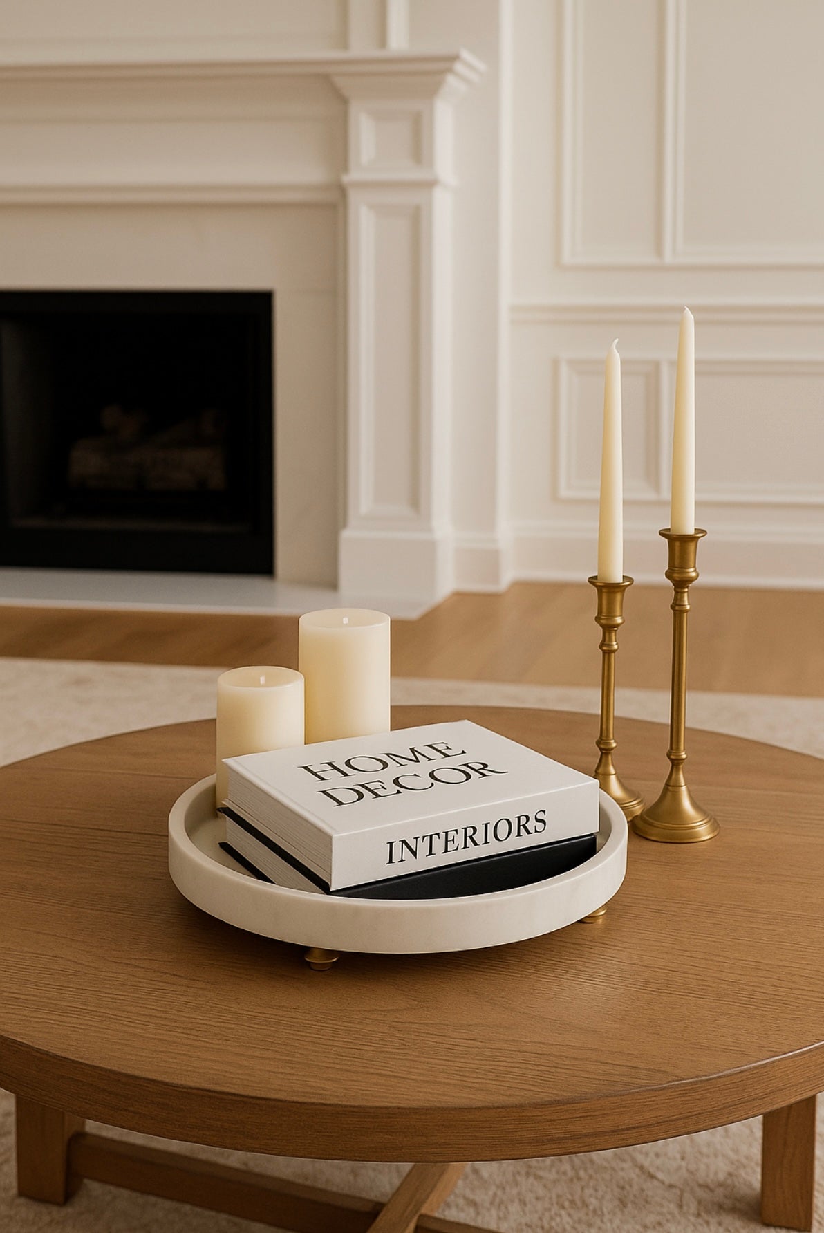 The Quintessential Tray – Elegant Decorative Serving & Centerpiece Tray | Home Accent Piece