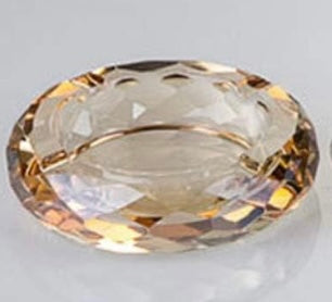 Faceted Crystal Candle Holder — Luxury Glass Decor