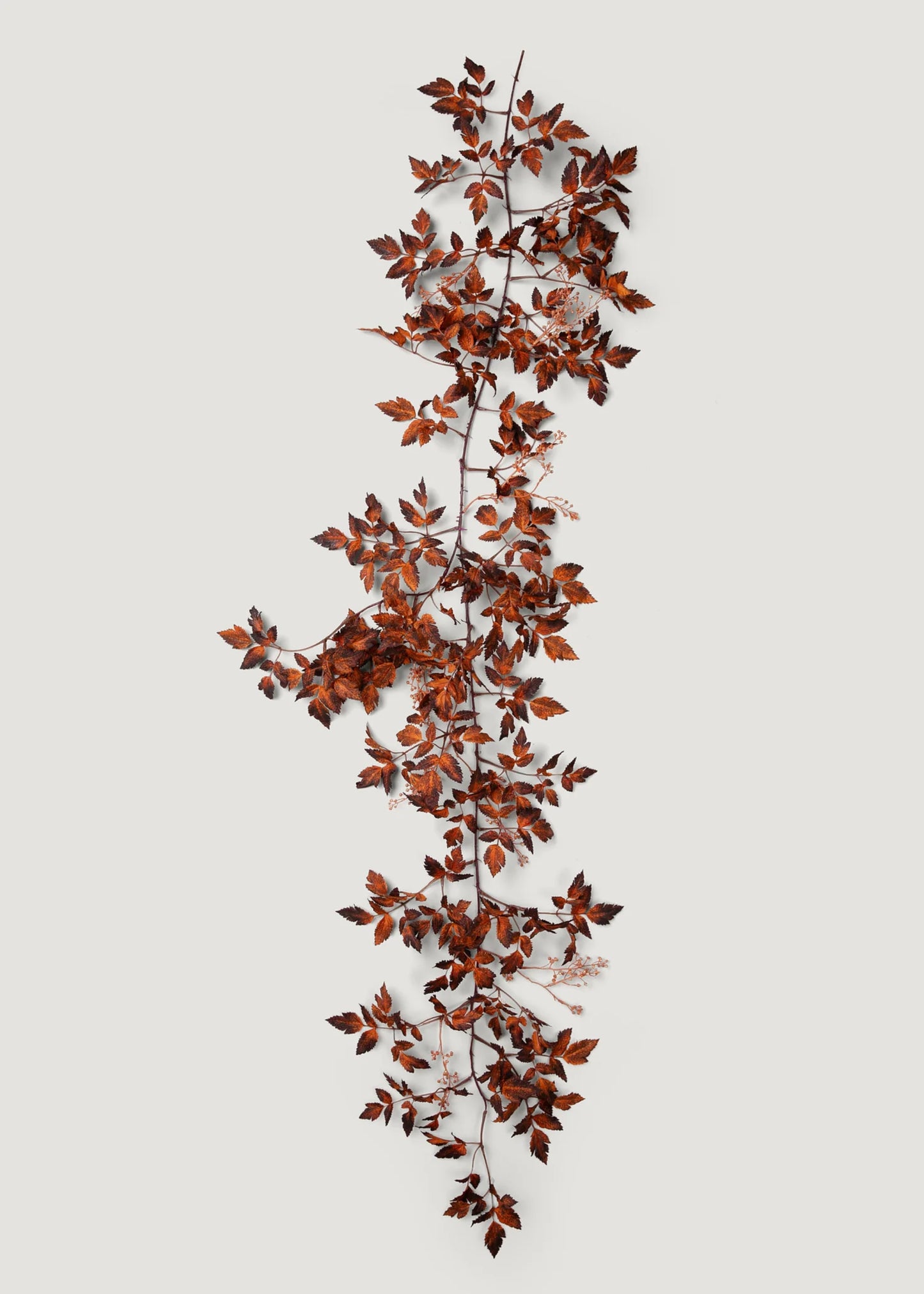 Brown Artificial Cimicifuga Seeded Garland - 6'
