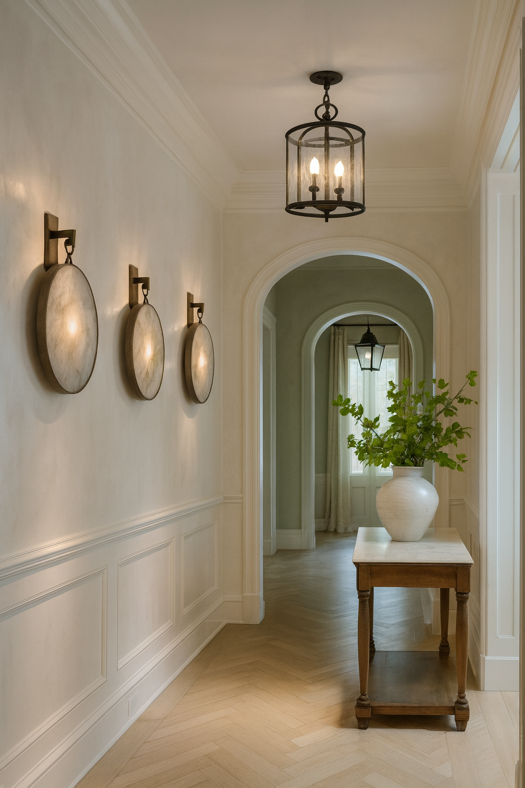 Madeline Wall Sconce in Black/Bronze