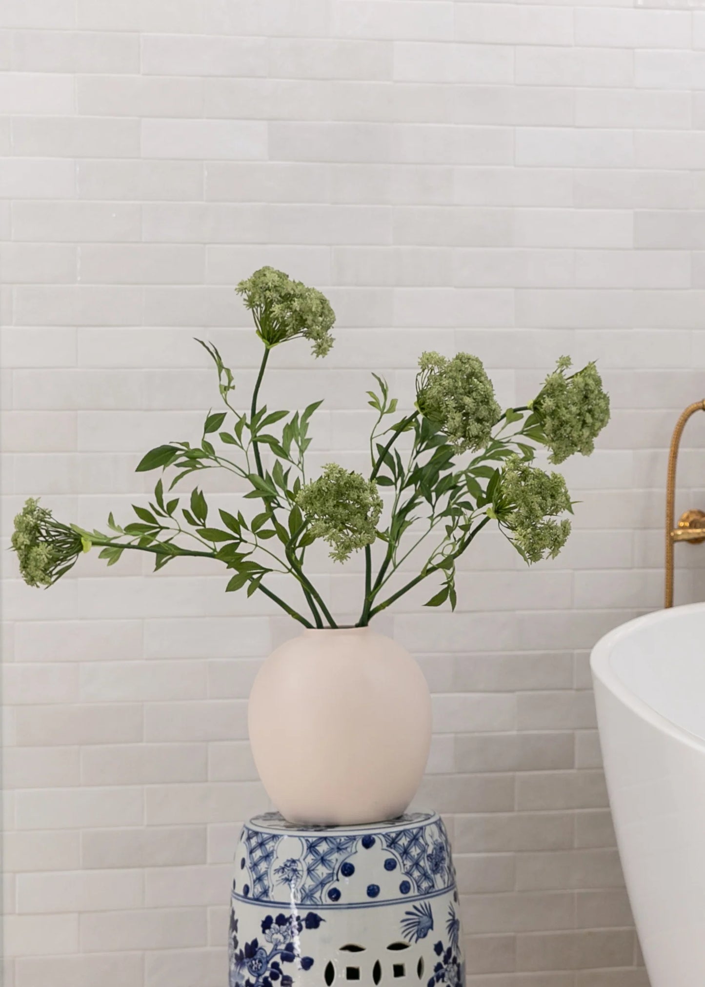 Artificial Queen Anne's Lace Stems - 36" Set of 3