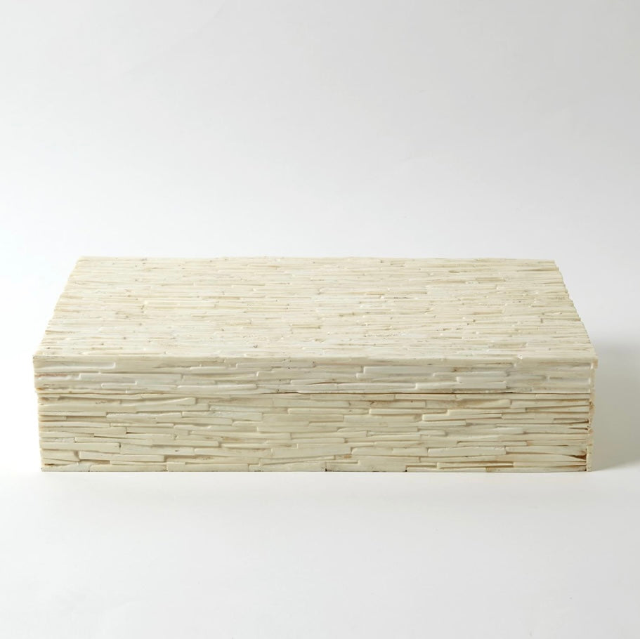 Chiseled Bone Storage Boxes