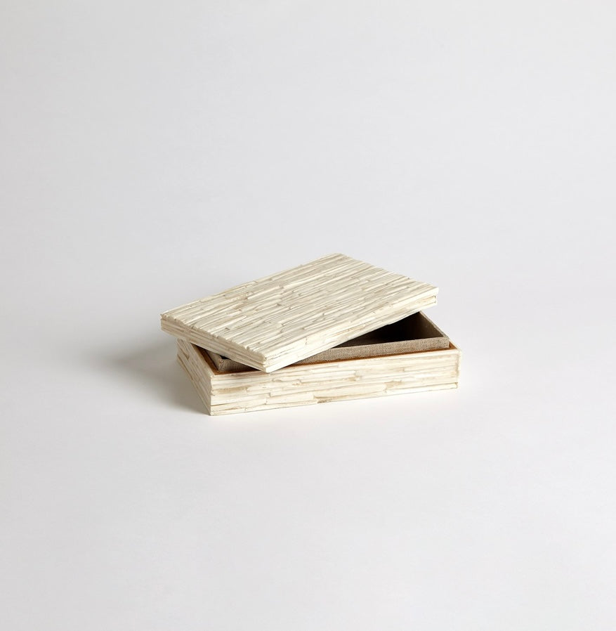 Chiseled Bone Storage Boxes