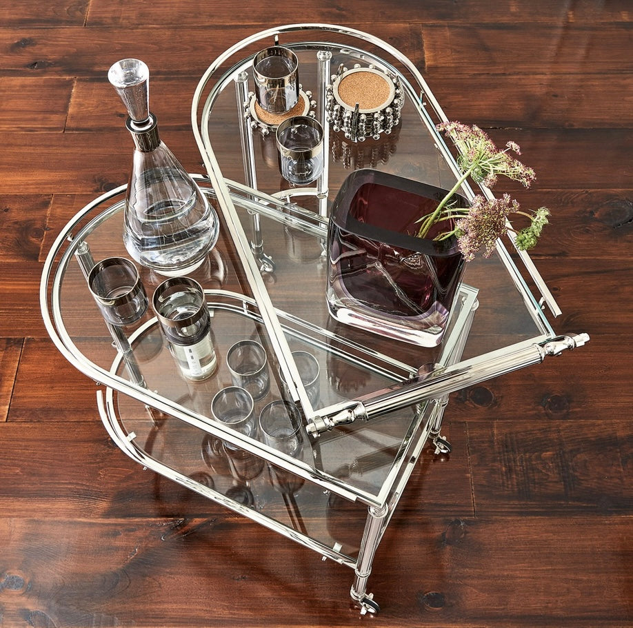 Starburst Crown Coasters-Nickel