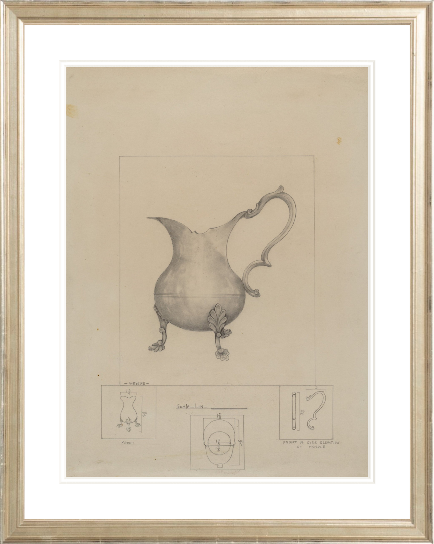 Pewter Pitcher