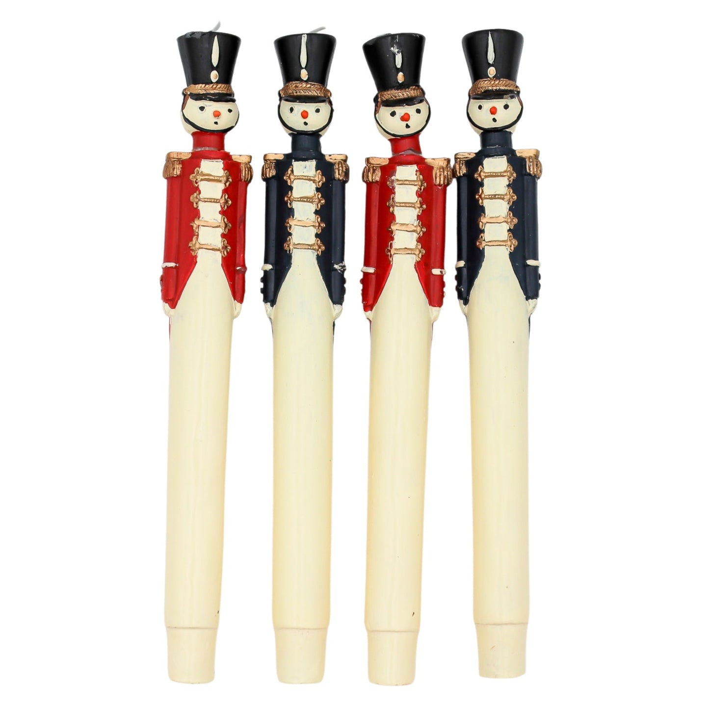 Handpainted Navy Blue Royal Guard Candle - Pack of 2