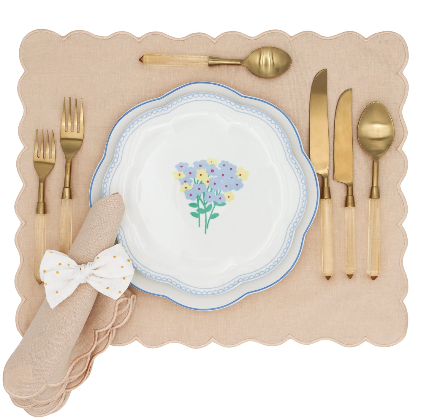 Vanilla Swirl Placemat - Set of 4