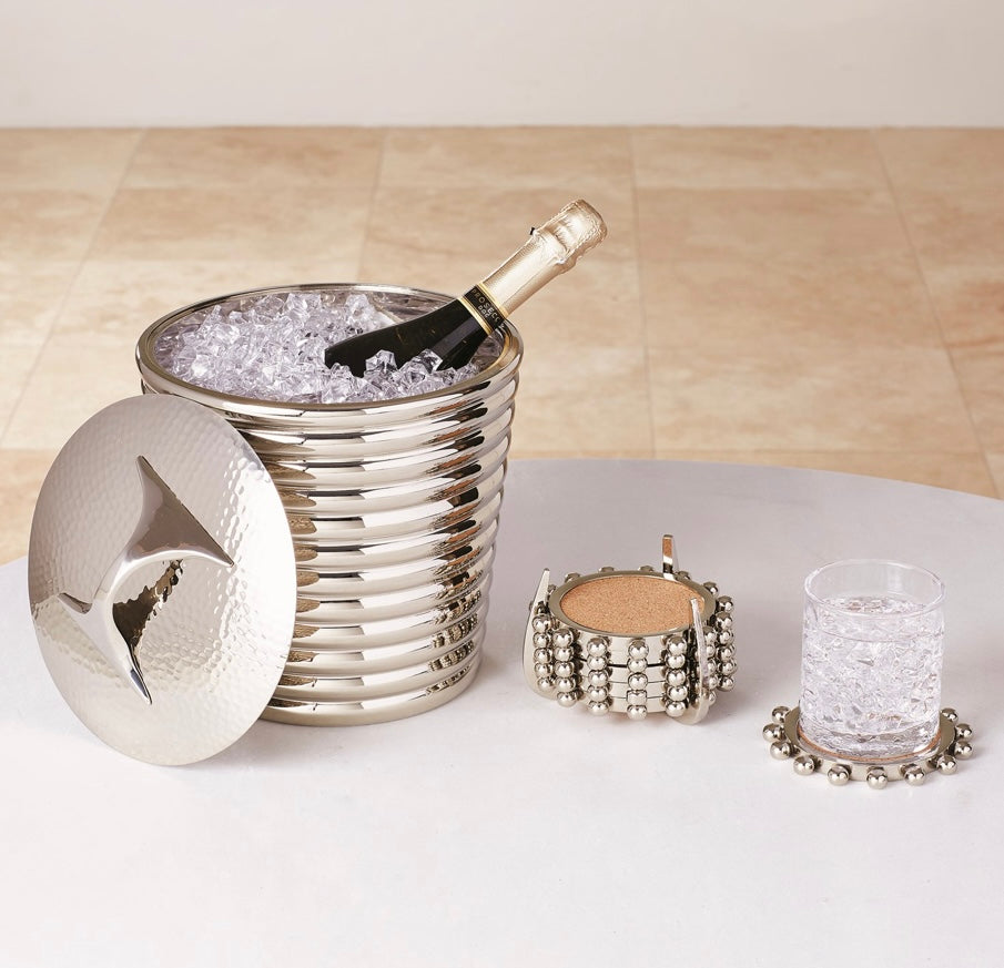 Starburst Crown Coasters-Nickel