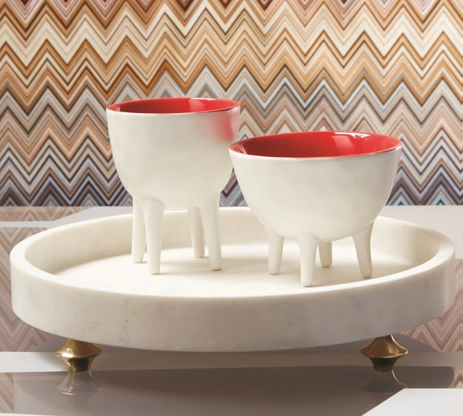 The Quintessential Tray in White Marble