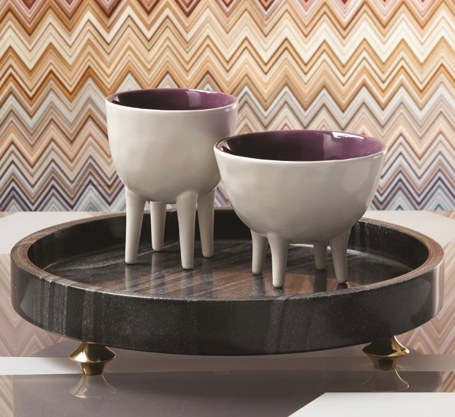 Quintessential Tray In Black Marble