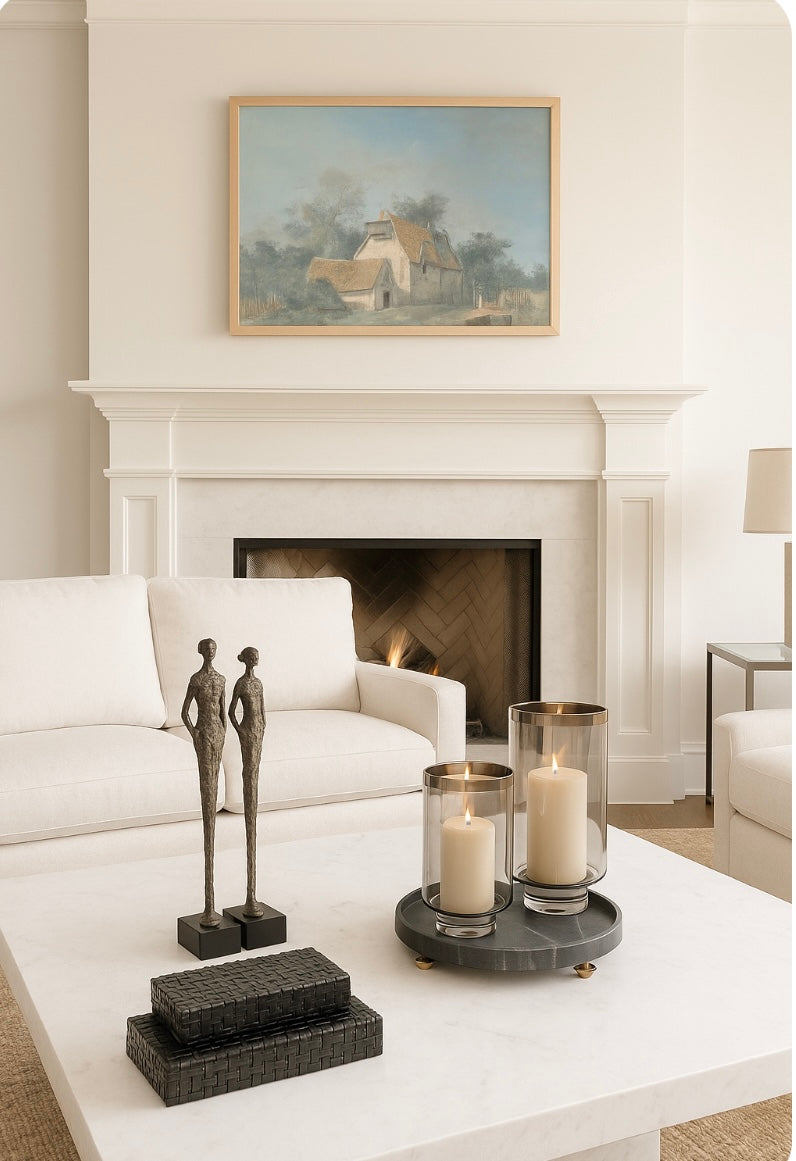 French Country Landscape — Handcrafted Canvas Wall Art