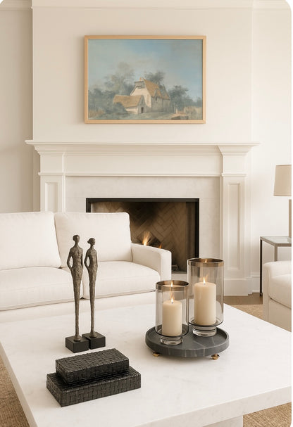 French Country Landscape — Handcrafted Canvas Wall Art