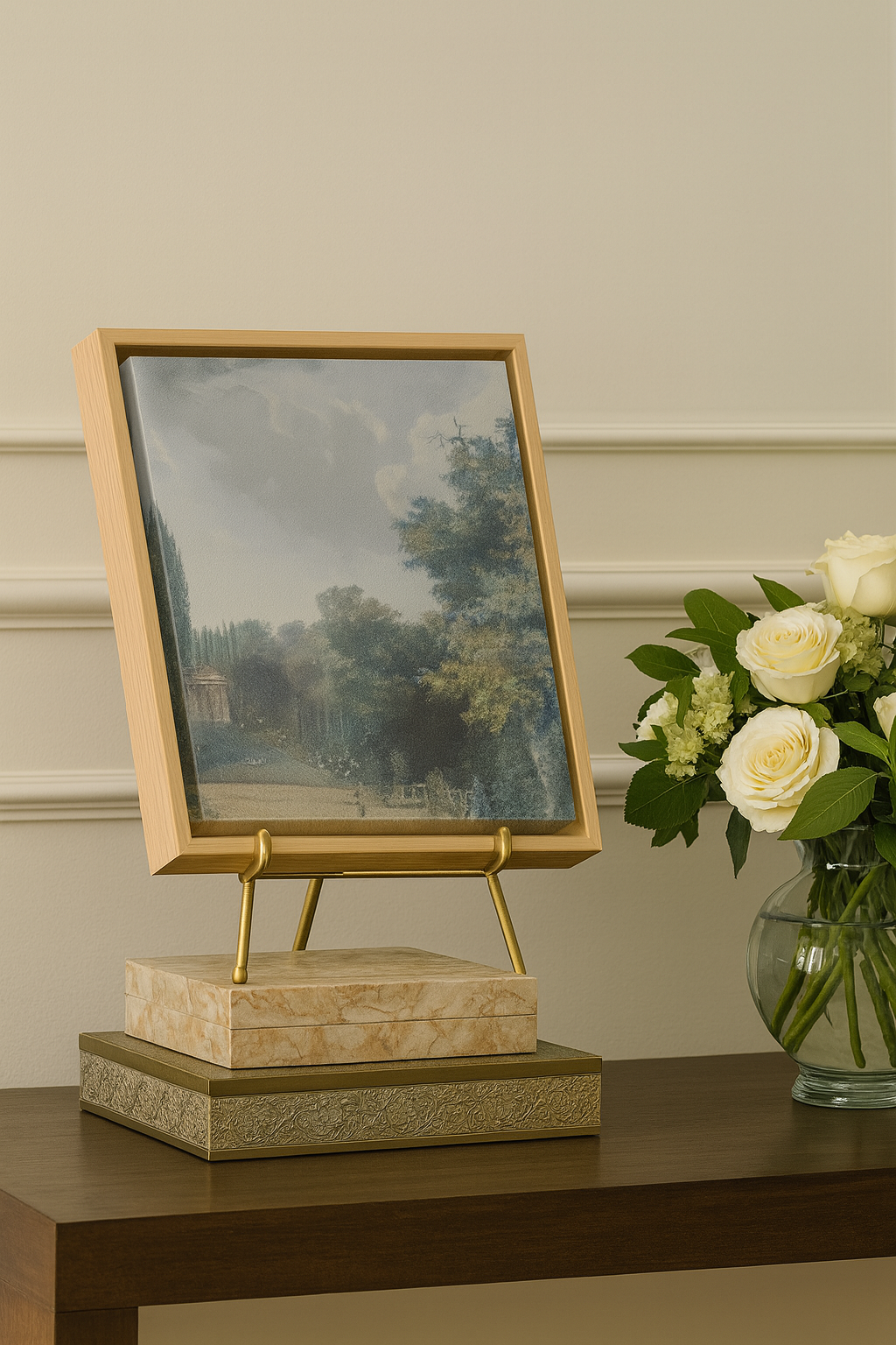 French Park View — Fine Art Print & Canvas Wall Decor | Paris Botanical Garden View