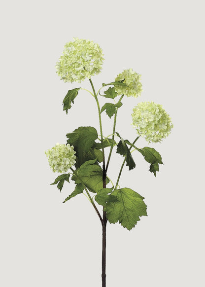 Artificial Snowball Stem - 24" Set of 3