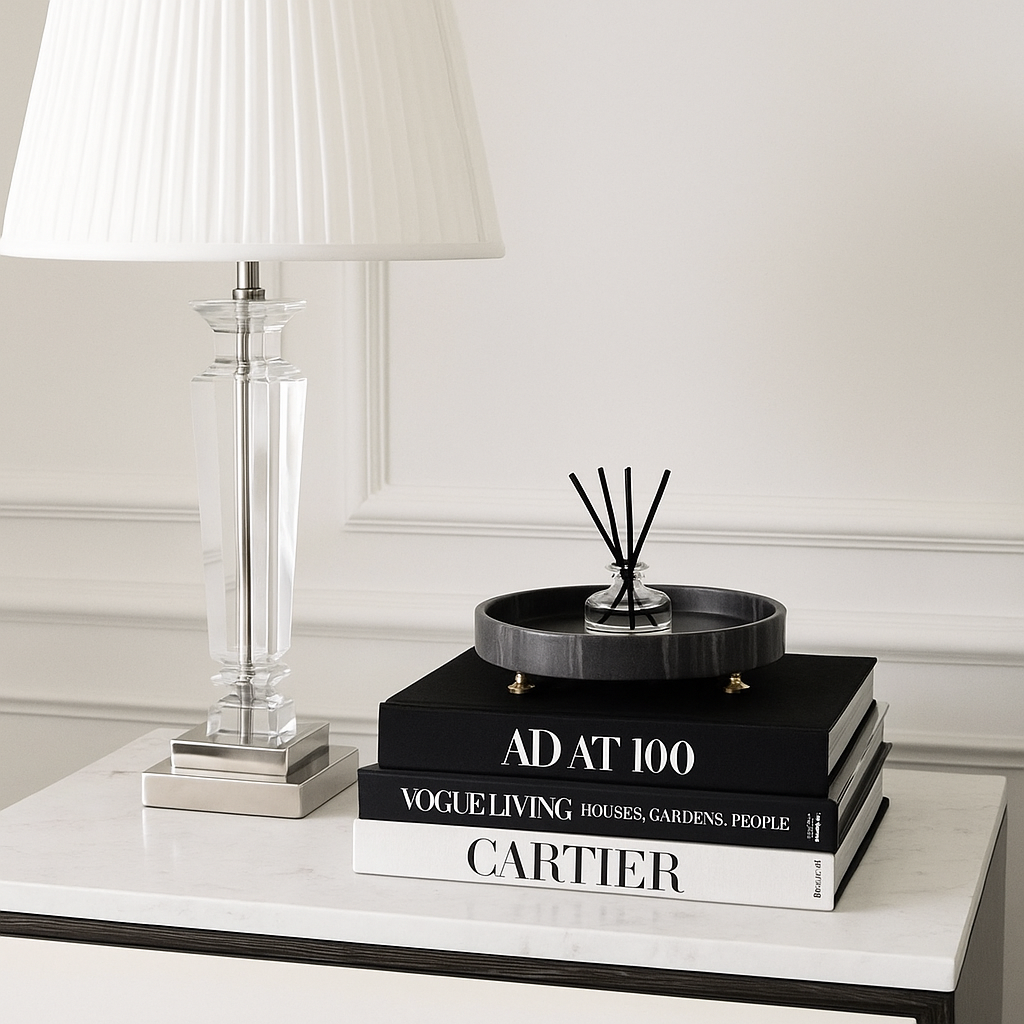 Quintessential Tray In Black Marble