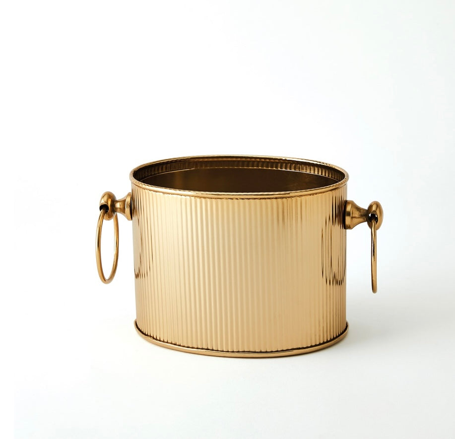 Winston Ice Bucket in Brass