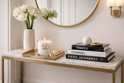 Scarlett James Candle| Signature Candle Scent – Luxury Peony
