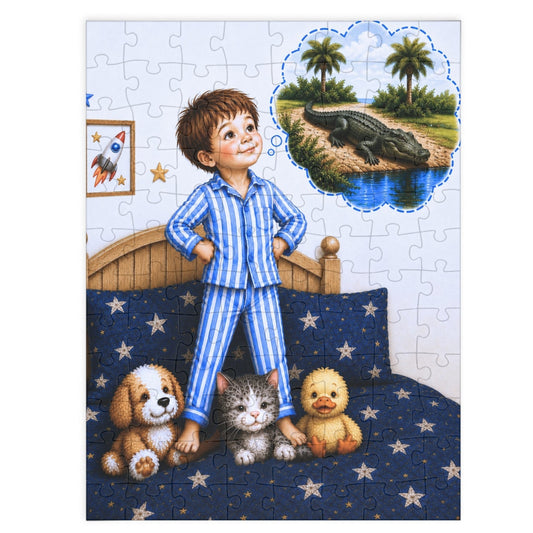 Can You Cuddle an Alligator? 96-Piece Kids Puzzle
