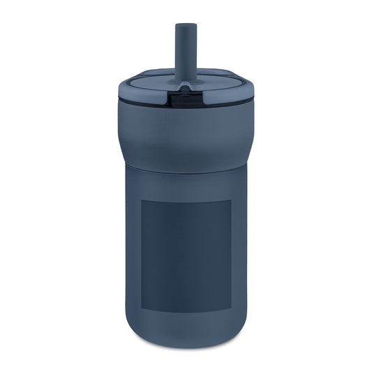 Engraved 12oz Kids Leakproof Straw Tumbler – Personalized Stainless Steel Bottle