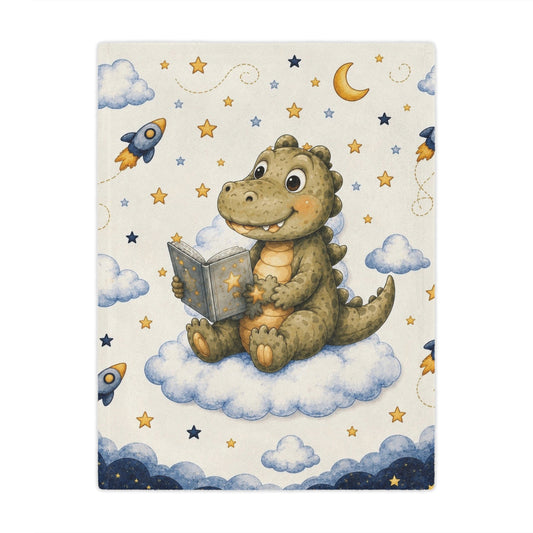 Can You Cuddle an Alligator? Plush Blanket