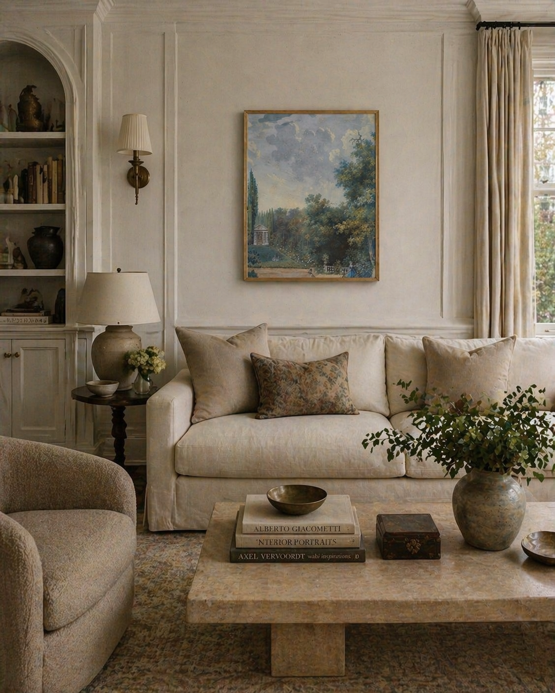 French Park View — Luxury Paris Garden Wall Art | Elegant French Landscape Print