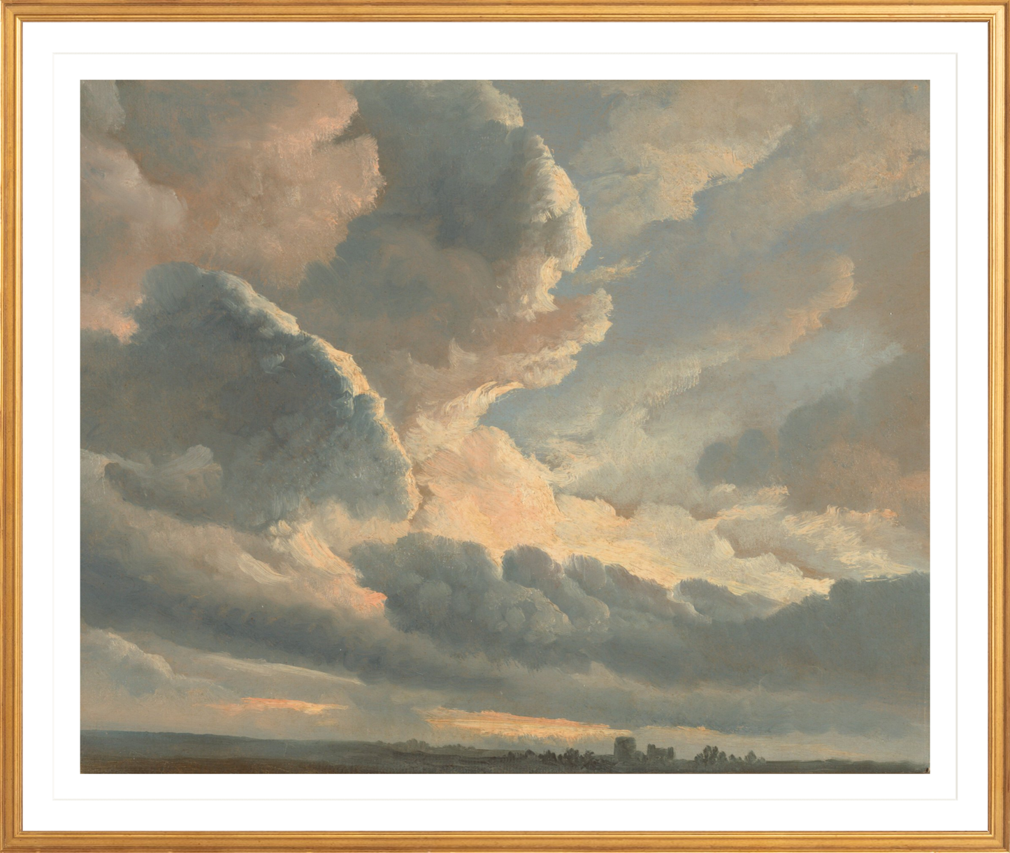 A Cloud Study — Elegant Sky Landscape Wall Art | Timeless European-Inspired Wall Decor