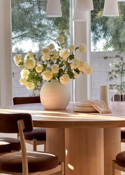 Artificial White Hydrangea - 43.5" Set of 3