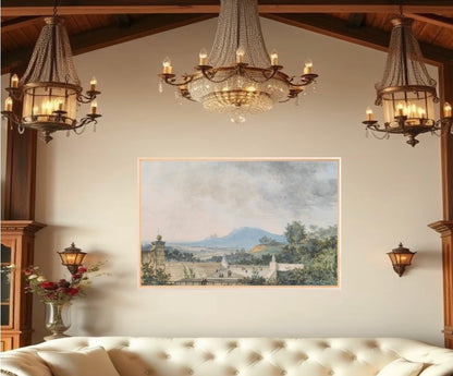 French Panoramic Landscape