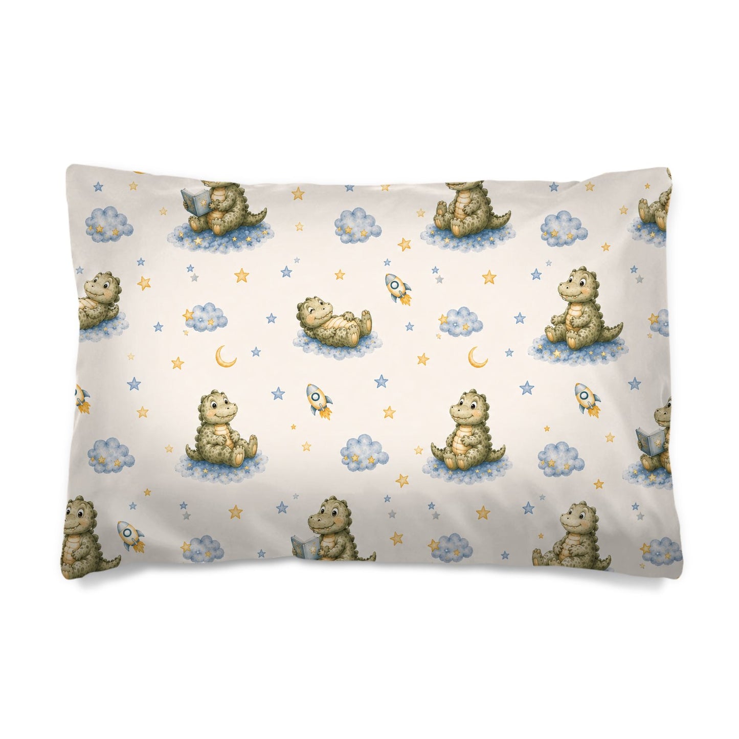 Can You Cuddle An Alligator Designer Flat Sheet & Pillowcase Set