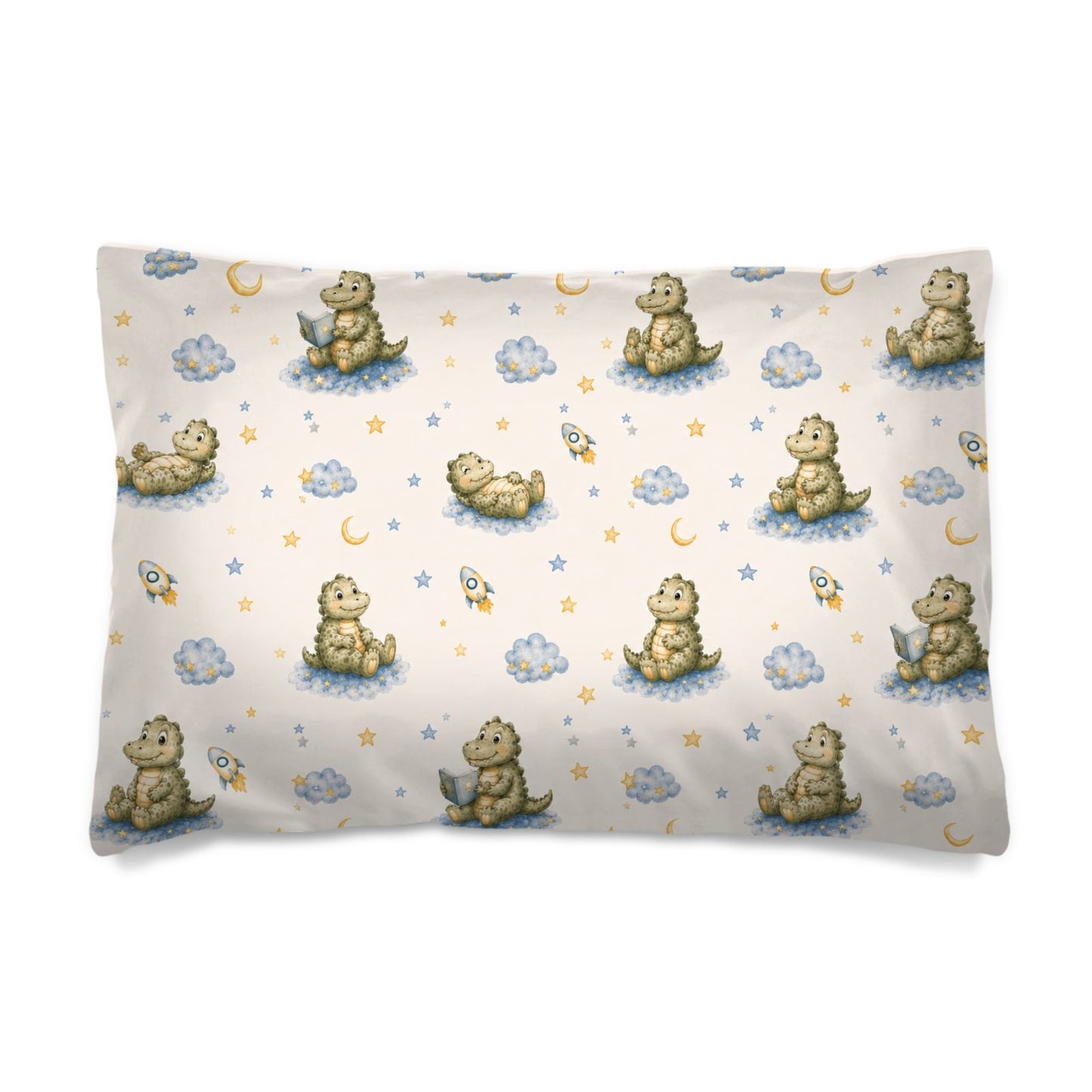 Can You Cuddle An Alligator Designer Flat Sheet & Pillowcase Set