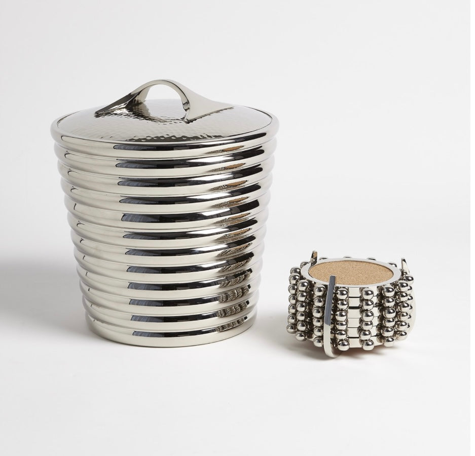 Starburst Crown Coasters-Nickel