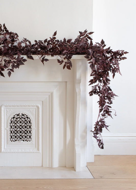 Artificial Cimicifuga Seeded Garland- 6'